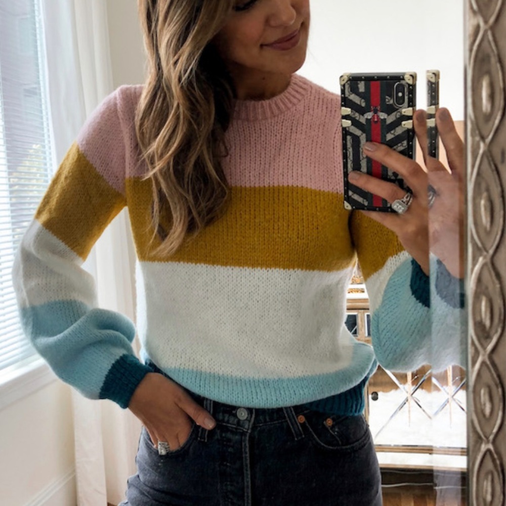 SOLD! ❤️ Topshop Colorblock Sweater